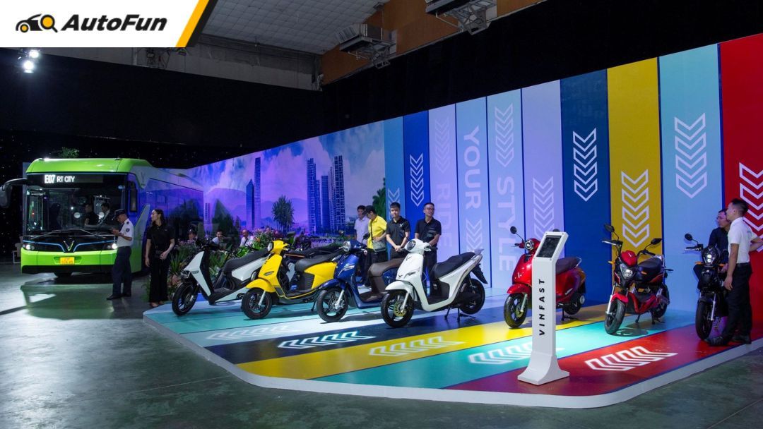 Tận hưởng công nghệ tiên tiến trên xe máy điện tại triển lãm “VinFast – Vì tương lai xanh”
